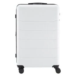 FURNIinspire Luggage 28 Inch Hardside Luggage Expandable Travel Business Suitcase, Hard Shell Lightweight Roller Suitcase, White, 12.01"*19.69"*30.31" -Home Decor GUEST ea730317 fa0b 43b5 be05 77fa3a203dc5