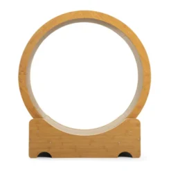 FURNIinspire Pet Tower Cat Exercise Wheel, Wooden Cat Treadmill Lock, Silent Caster, Cat Running Wheel For Indoor Kittens, Brown, 34"*14.4"*38" -Home Decor GUEST ed10cbec ca24 44c4 aeaa e645ac83ea68