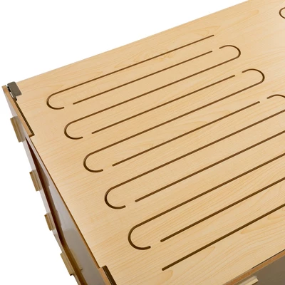 FURNIinspire Pet Crates And Houses, Small Animal Cage, Transparent For Interior View, Brown, 41.73"*21.06"*20.67" 2 FURNIinspire Pet Crates And Houses, Small Animal Cage, Transparent For Interior View, Brown, 41.73"*21.06"*20.67" - Image 2