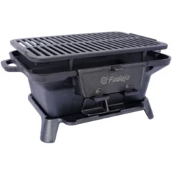 FURNIinspire Outdoor Grills, Griddles And Smokers Enameled Cast Iron Hibachi, Elegant Portable Grill For Outdoor Entertaining, Black, 17"*12"*9.9" 9 FURNIinspire Outdoor Grills, Griddles And Smokers Enameled Cast Iron Hibachi, Elegant Portable Grill For Outdoor Entertaining, Black, 17"*12"*9.9" -Home Decor GUEST f88ba165 9aa5 4a73 a510 73a555a85e71