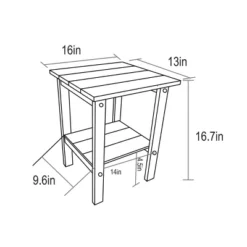 FURNIinspire Patio Seating Sets Folding Adirondack Chairs With Side Table, 3-Piece Rocking Chairs Set With Wood Texture, Black, 30“*28”*35“ -Home Decor GUEST f93e5aaf f342 4a14 9182 50e898d88d4a
