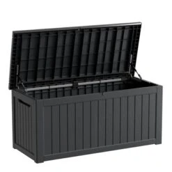 FURNIinspire Deck Boxes, Outdoor Storage Box With Waterproof Function For Gardening Tools, Pool Supplies, Patio Furniture, Black, 57.87"*32.24"*33.66" 9 FURNIinspire Deck Boxes, Outdoor Storage Box With Waterproof Function For Gardening Tools, Pool Supplies, Patio Furniture, Black, 57.87"*32.24"*33.66" -Home Decor GUEST fbdba994 a6fa 400f 938c 9ed28577044e