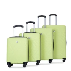 FURNIinspire Bag And Luggage Sets 4 Piece Stylish Suit Cases Lightweight Suitcases With Wheels For Travel Business, Green, 18.78"*10.83"*28" 9 FURNIinspire Bag And Luggage Sets 4 Piece Stylish Suit Cases Lightweight Suitcases With Wheels For Travel Business, Green, 18.78"*10.83"*28" -Home Decor GUEST fceff2b0 e013 412d 9818 f3b6864f2b25