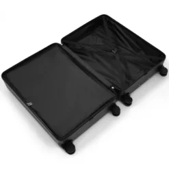 FURNIinspire Bag And Luggage Sets Travel Luggage Set Suitcase Set, 3 Piece Hard Shell Suitcases, Lightweight Suitcase, Black, 11.4"*20.1"*29.1" -Home Decor GUEST fe241f6a 2d60 462b a31e 23ce23ac99ed